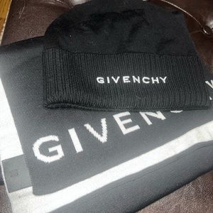 Brand New GIVENCHY Hat and Scarf set